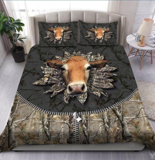 Cow Bedding Set Bed Sheets Spread Comforter Duvet Cover Bedding Sets