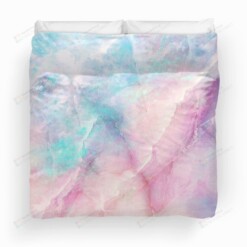 Iridescent Marble Duvet Cover Bedding Set