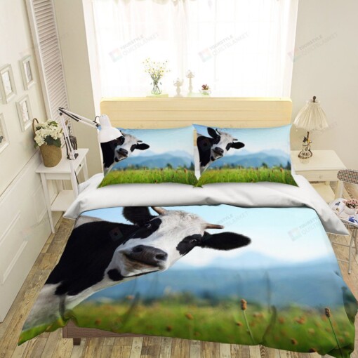 Cow Bedding Set Bed Sheets Spread Comforter Duvet Cover Bedding Sets