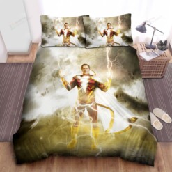 Shazam Lightning Bed Sheets Spread Comforter Duvet Cover Bedding Sets