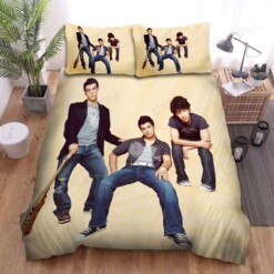 Jonas Brothers Bed Sheets Spread Comforter Duvet Cover Bedding Sets