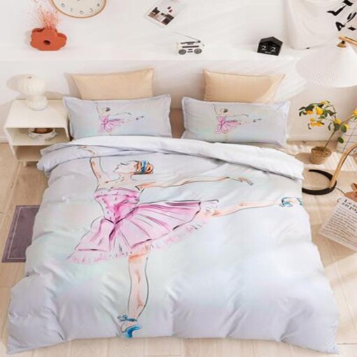 Ballet Bedding Set Bed Sheets Spread Comforter Duvet Cover Bedding Sets