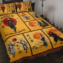 Ronin The Last Samurai Quilt Bedding Set