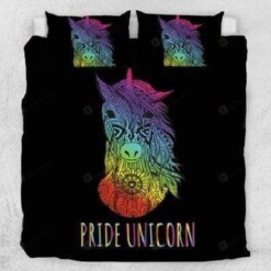 Magical Rainbow Unicorn  Duvet Cover Bedding Set