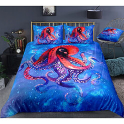 Octopus Bedding Set Bed Sheets Spread Comforter Duvet Cover Bedding Sets