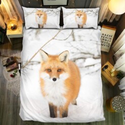 Fox Collection 85 3d Duvet Cover Bedding Set