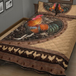 Rooster Quilt Bedding Set Cotton Bed Sheets Spread Comforter Duvet Cover Bedding Sets