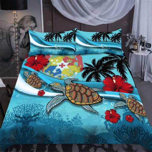 Tonga Turtle Bed Sheets Duvet Cover Bedding Set