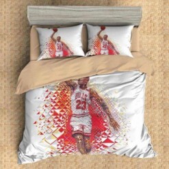 Michael Jordan 3d Duvet Cover Bedding Set