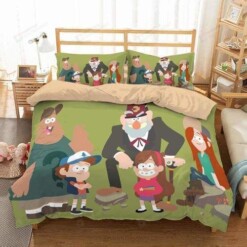 3d Gravity Falls Duvet Cover Bedding Set