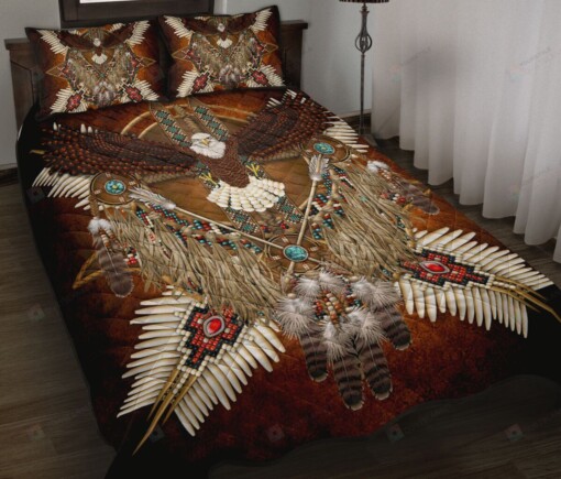 Native Eagle Quilt Bedding Set