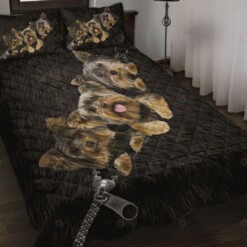 Yorkshire Terrier Love Quilt Bedding Set