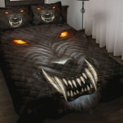 Love Wolf Quilt Bed Set Bedding Set