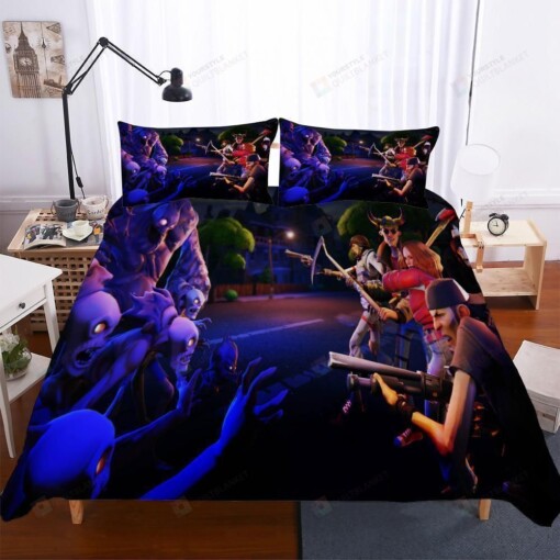 Fortnite Night Theme Digital Printinghousehold No3s3d Duvet Cover Bedding Set