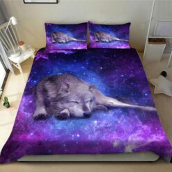 Wolf Cotton Bed Sheets Spread Comforter Duvet Cover Bedding Sets