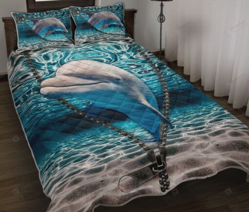 Dolphin Quilt Bedding Set