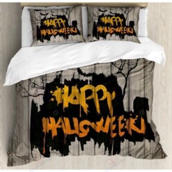 Happy Halloween Ver05 Bedding Set  (Duvet Cover & Pillow Cases)