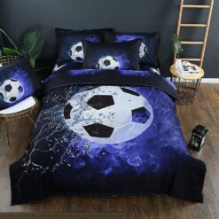 Ball Football Bedding Set Cotton Bed Sheets Spread Comforter Duvet Cover Bedding Sets