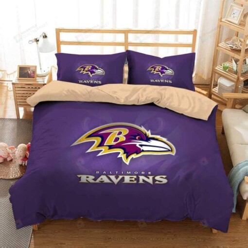 Baltimore Ravens 1 Duvet Cover Bedding Set