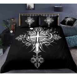 Easter Cross Bedding Set Bed Sheets Spread Comforter Duvet Cover Bedding Sets