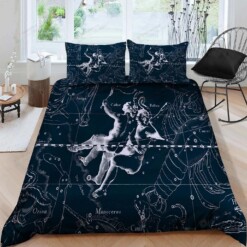 Gemini Cotton Bed Sheets Spread Comforter Duvet Cover Bedding Sets