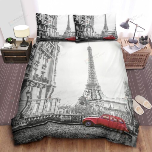 Paris City Eiffel Tower Bedding Set (Duvet Cover & Pillow Cases)