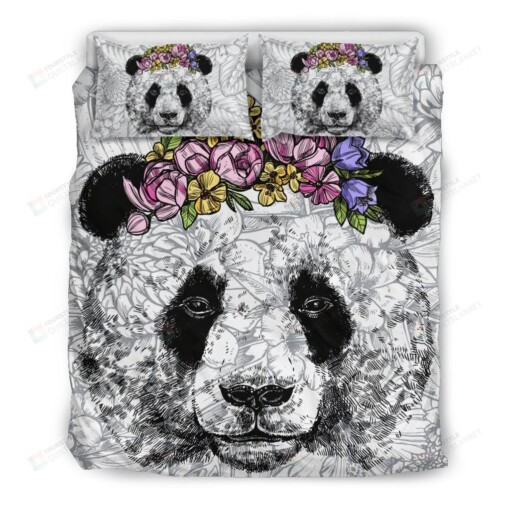 Panda Cotton Bed Sheets Spread Comforter Duvet Cover Bedding Sets