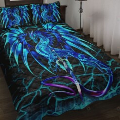 Dragon And Sword Quilt Bedding Set