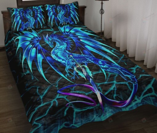Dragon And Sword Quilt Bedding Set