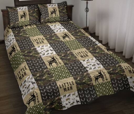 Deer Loved Quilt Bedding Set