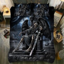 Reaper By Night Bedding Set Cover