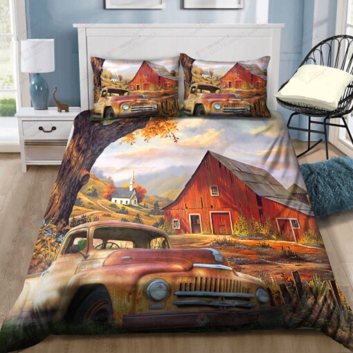 Farm Truck Bedding Set Bed Sheets Spread Comforter Duvet Cover Bedding Sets