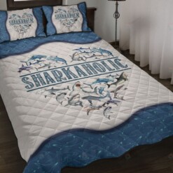 SharkAholic Quilt Bed Set Bedding Set