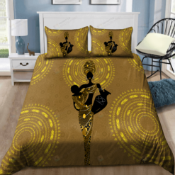 African Women Bedding Set Bed Sheets Spread Comforter Duvet Cover Bedding Sets