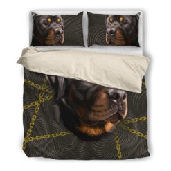 Rottweiller Cotton Bed Sheets Spread Comforter Duvet Cover Bedding Sets