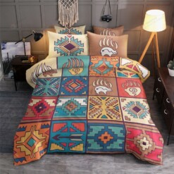 Native American Culture Pattern Bed Sheets Duvet Cover Bedding Sets