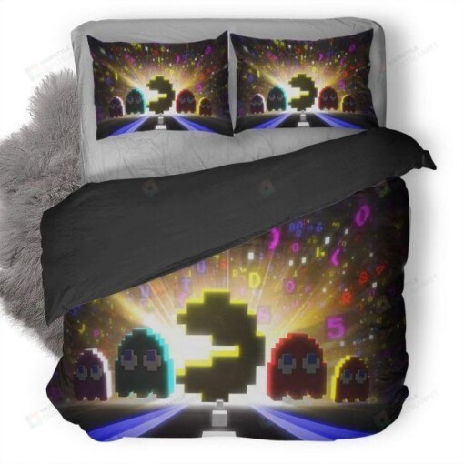 Pac-Man Bedding Set (Duvet Cover & Pillow Cases)