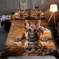 German Shepherd Bed Sheets Spread Duvet Cover Bedding Set