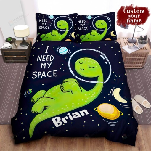 Space Dinosaur Bed Sheets Spread Comforter Duvet Cover Bedding Sets