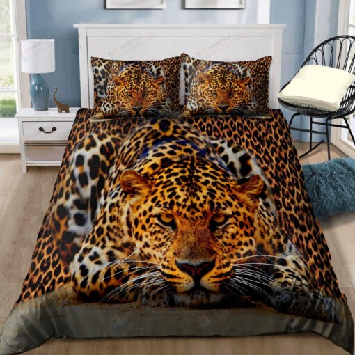 Leopard Bedding Set Bed Sheets Spread Comforter Duvet Cover Bedding Sets