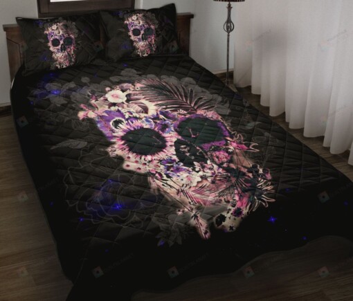 Skull Quilt Bedding Set