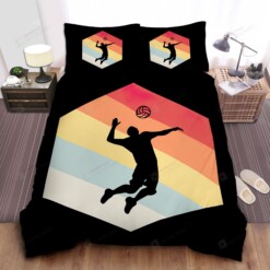 Volleyball Bed Sheets Spread Comforter Duvet Cover Bedding Sets