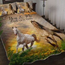 Horse Quilt Bedding Set