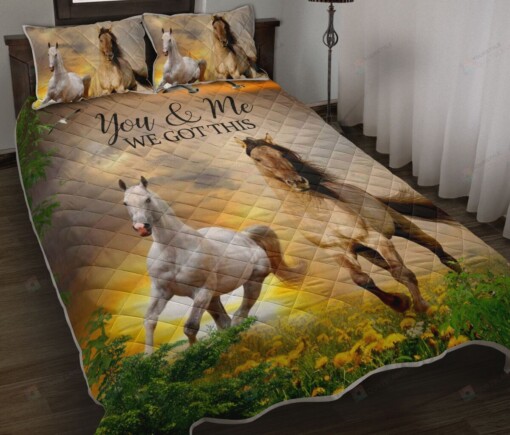 Horse Quilt Bedding Set