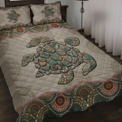 Turtle Quilt Bedding Set