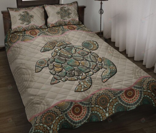 Turtle Quilt Bedding Set