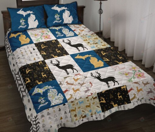 Michigan Quilt Bedding Set