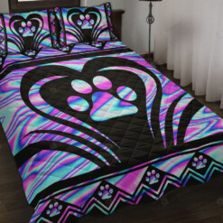 Dog UltraHolo Quilt Bedding Set