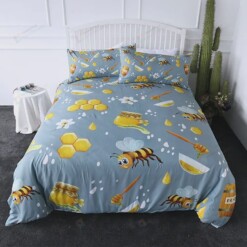 Honey Bee Bed Sheets Duvet Cover Bedding Sets