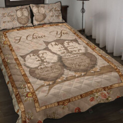 Owl Quilt Bedding Set